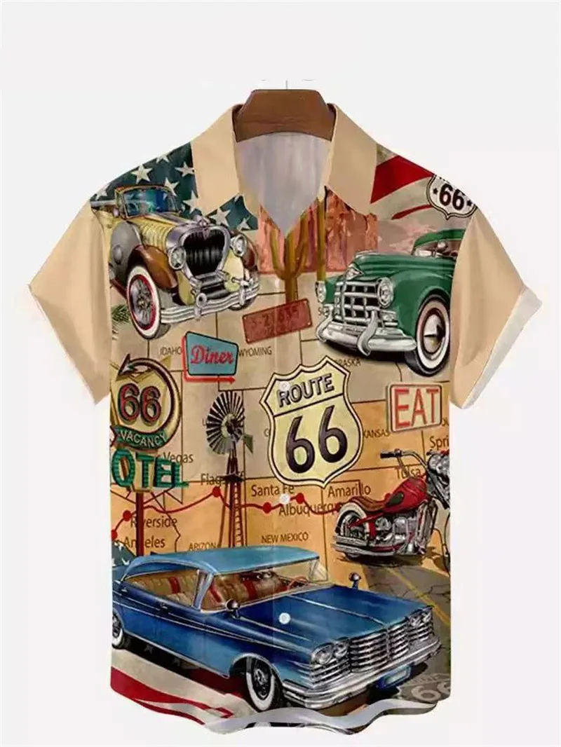 2022 Printed T-shirt V-neck Summer Shirt Hawaiian Top 3d Us 66 Personalized Leisure Vacation Short Sleeve Pullover Men's T-shirt
2022 Printed T-shirt V-neck Summer Shirt Hawaiian Top 3d Us 66 Personalized Leisure Vacation Short Sleeve Pullover Men's T-shirt