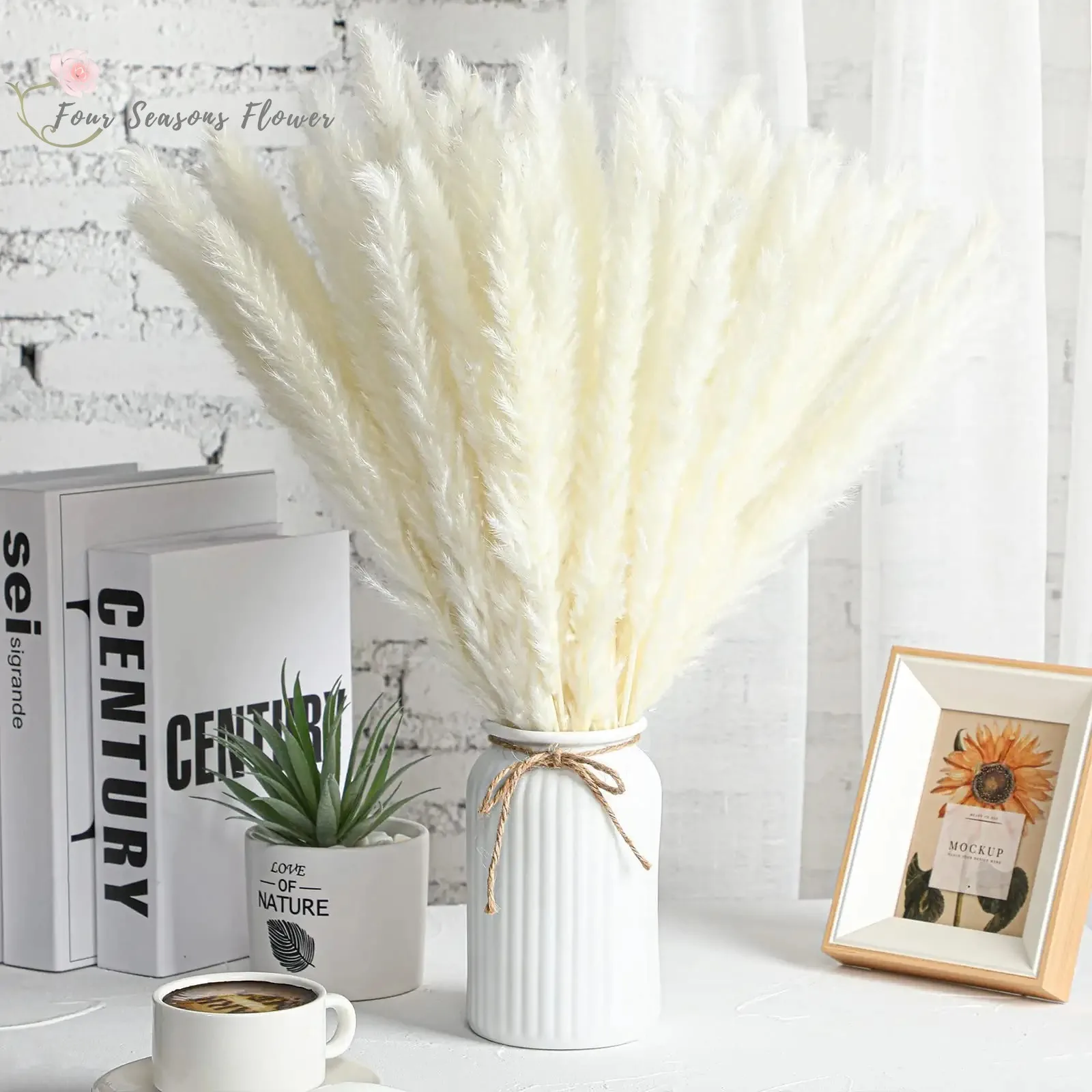 20PCS/Branch Dried Flower Fluffy Pampas Grass Bouquet Boho Home Decor Natural Phragmites Artificial Flowers Wedding Decoration
20PCS/Branch Dried Flower Fluffy Pampas Grass Bouquet Boho Home Decor Natural Phragmites Artificial Flowers Wedding Decoration