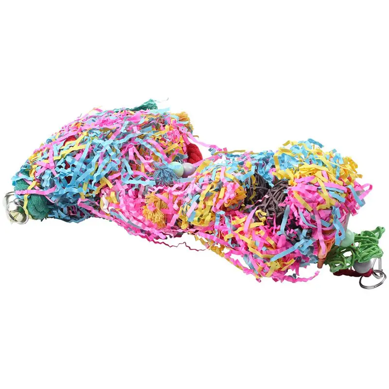 Bird Chewing Toys Parrot Cage Shredder Toy Foraging Hanging Toy For Cockatiel Conure African Grey Amazon(3 Pack) 
Bird Chewing Toys Parrot Cage Shredder Toy Foraging Hanging Toy For Cockatiel Conure African Grey Amazon(3 Pack)