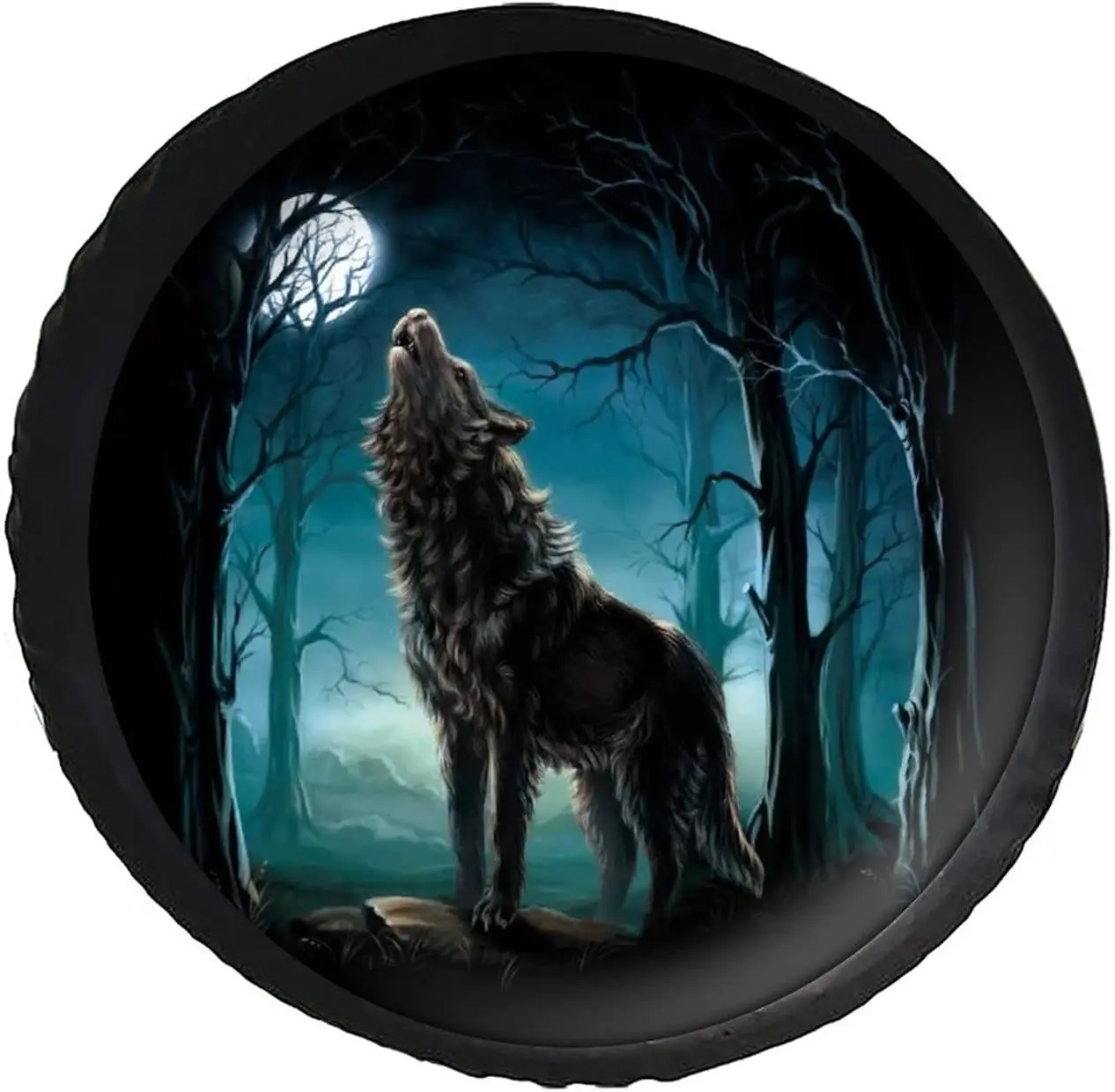 Wild Wolf PU Leather Wheel Cover Case Protector for Spare Tire 14/15/16/17 Inch RV Camper SUV Trailer Truck Cool
Wild Wolf PU Leather Wheel Cover Case Protector for Spare Tire 14/15/16/17 Inch RV Camper SUV Trailer Truck Cool