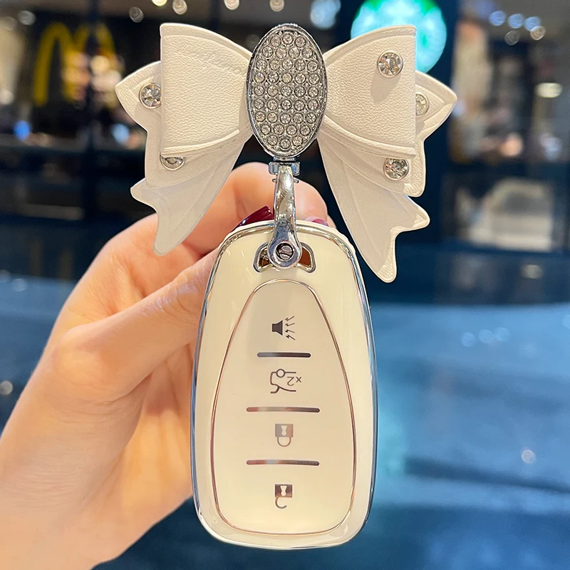 Bow Car Key Case Cover For Chevrolet Malibu XL Equinox Bolt Volt Camaro Blazer Premier RS Camaro 2020 Traverse SS Trailblazer
Bow Car Key Case Cover For Chevrolet Malibu XL Equinox Bolt Volt Camaro Blazer Premier RS Camaro 2020 Traverse SS Trailblazer