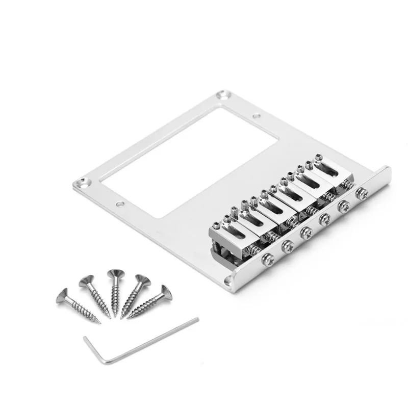 TL Electric Guitar Bridge 6-String Square Saddle for Telecaster Guitar Double Pickup Hole Matching Screw+Wrench
TL Electric Guitar Bridge 6-String Square Saddle for Telecaster Guitar Double Pickup Hole Matching Screw+Wrench