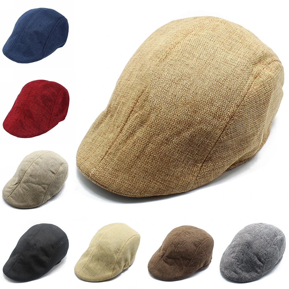 Summer Men Women Beret Hat Fashion Cotton Linen Peaked Cap Outdoor Newsboy Style Hat Unisex Cotton Advance Flat Caps Hipster Cap
Summer Men Women Beret Hat Fashion Cotton Linen Peaked Cap Outdoor Newsboy Style Hat Unisex Cotton Advance Flat Caps Hipster Cap