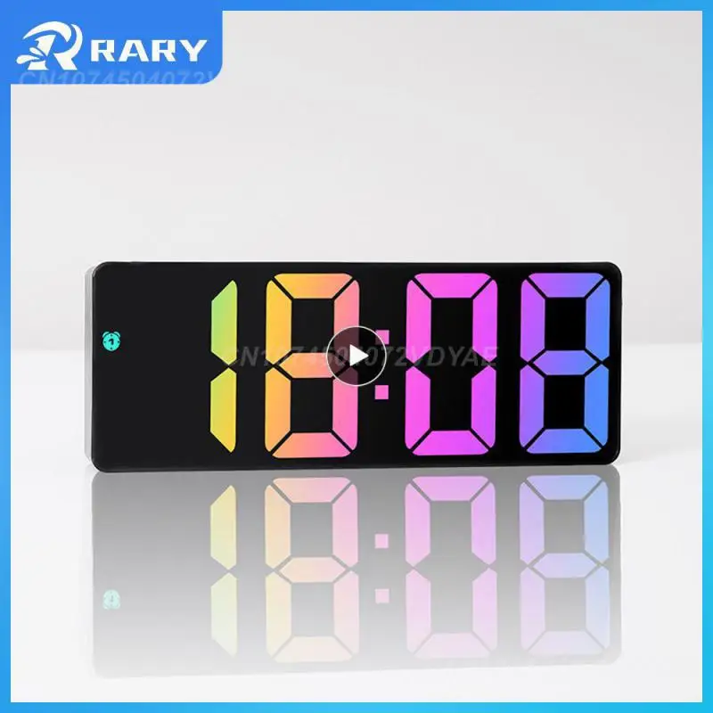 Intelligent Mirror Numbers Household Digital Display Electronic Clock Alarm Clock Led Desktop Multi-function Multiple Modes Mute
Intelligent Mirror Numbers Household Digital Display Electronic Clock Alarm Clock Led Desktop Multi-function Multiple Modes Mute