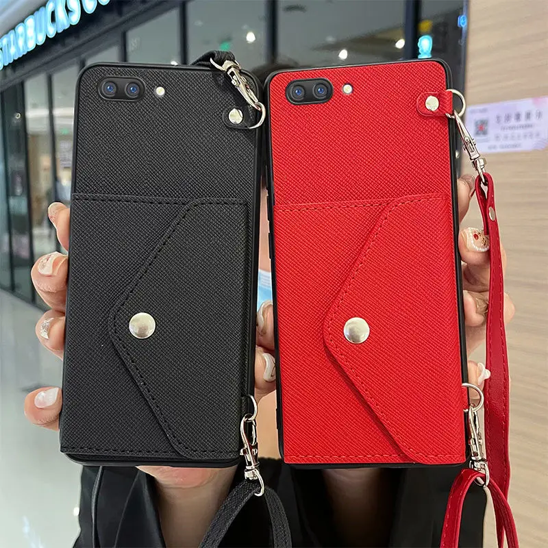 Suitable For OPPO A5 Leather Soft Phone Case, Change Card Bag, Crossbody Strap Lanyard
Suitable For OPPO A5 Leather Soft Phone Case, Change Card Bag, Crossbody Strap Lanyard