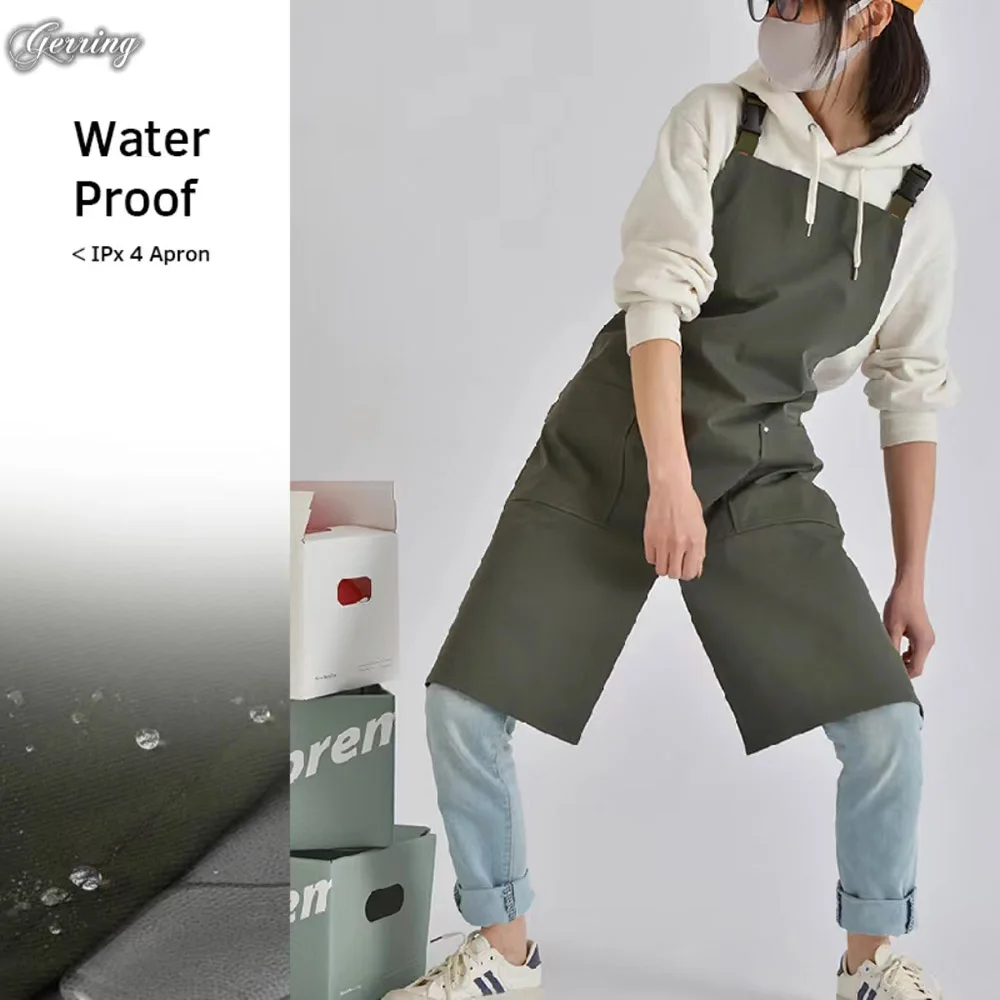 Gerring Waterproof Apron Korean Coffee Restaurant Canvas Work Clothes An Apron Kitchen Women Japanese Style Christmas Apron
Gerring Waterproof Apron Korean Coffee Restaurant Canvas Work Clothes An Apron Kitchen Women Japanese Style Christmas Apron
