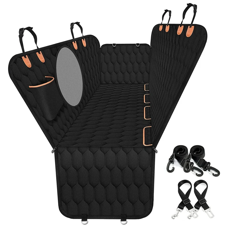 Dog Car Seat Cover For Back Seat,Waterproof Car Hammock For Dogs With Mesh Window, Scratchproof Car Seat Covers For Dogs
Dog Car Seat Cover For Back Seat,Waterproof Car Hammock For Dogs With Mesh Window, Scratchproof Car Seat Covers For Dogs