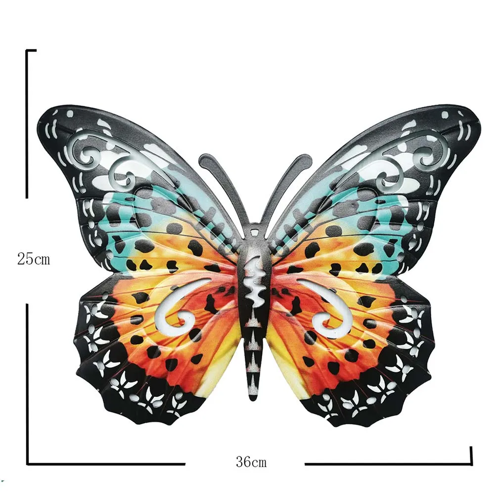 Practical Garden Home Indoor Wall Decor Artificial Butterfly Metal Solid Metal Material Strong Sturdy Wall Art
Practical Garden Home Indoor Wall Decor Artificial Butterfly Metal Solid Metal Material Strong Sturdy Wall Art