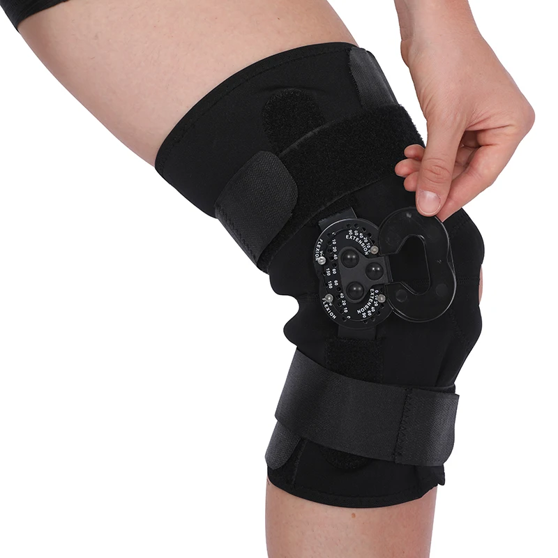 

TJ-KM015 спортивный шарнирный бандаж на колено, ортопедическая Поддержка коленного сустава, кронштейн на ногу для излома