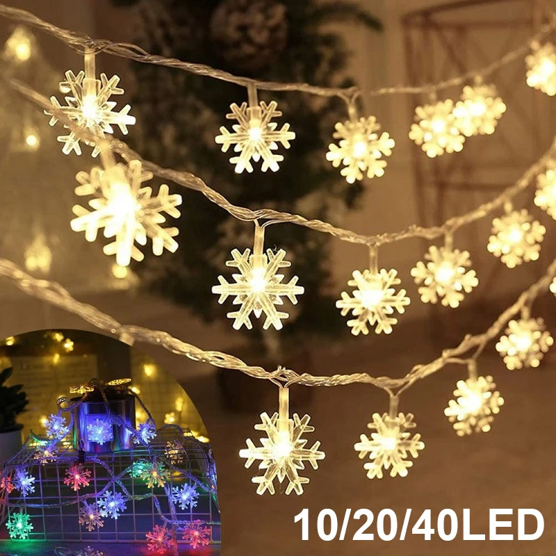 LED Snowflake Light String Valentine's Day Fairy Festoon Battery Outdoor Garden Garland Indoor Living Room New Year Decoration
LED Snowflake Light String Valentine's Day Fairy Festoon Battery Outdoor Garden Garland Indoor Living Room New Year Decoration
