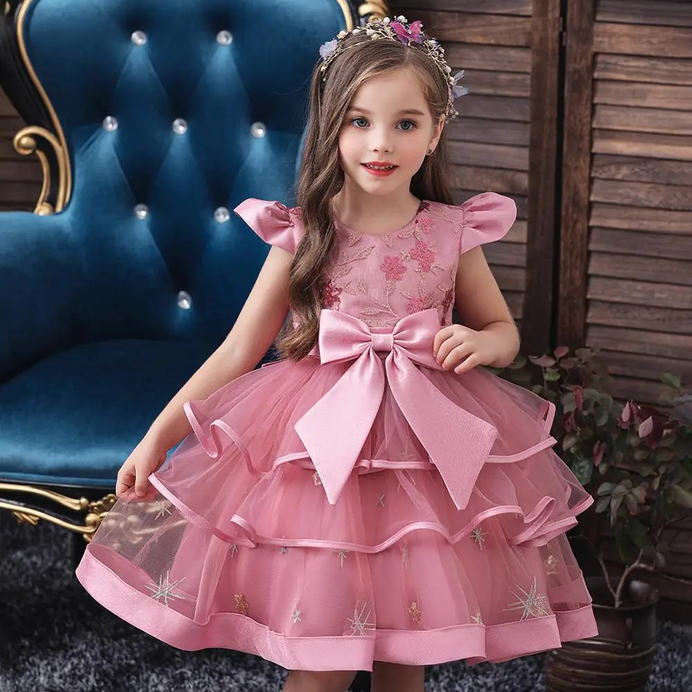 Elegant Pearl Cake dress Princess Girls Wedding Party Dress For Wedding Flower Girl Dress Children Clothes Ceremonies Dress
Elegant Pearl Cake dress Princess Girls Wedding Party Dress For Wedding Flower Girl Dress Children Clothes Ceremonies Dress