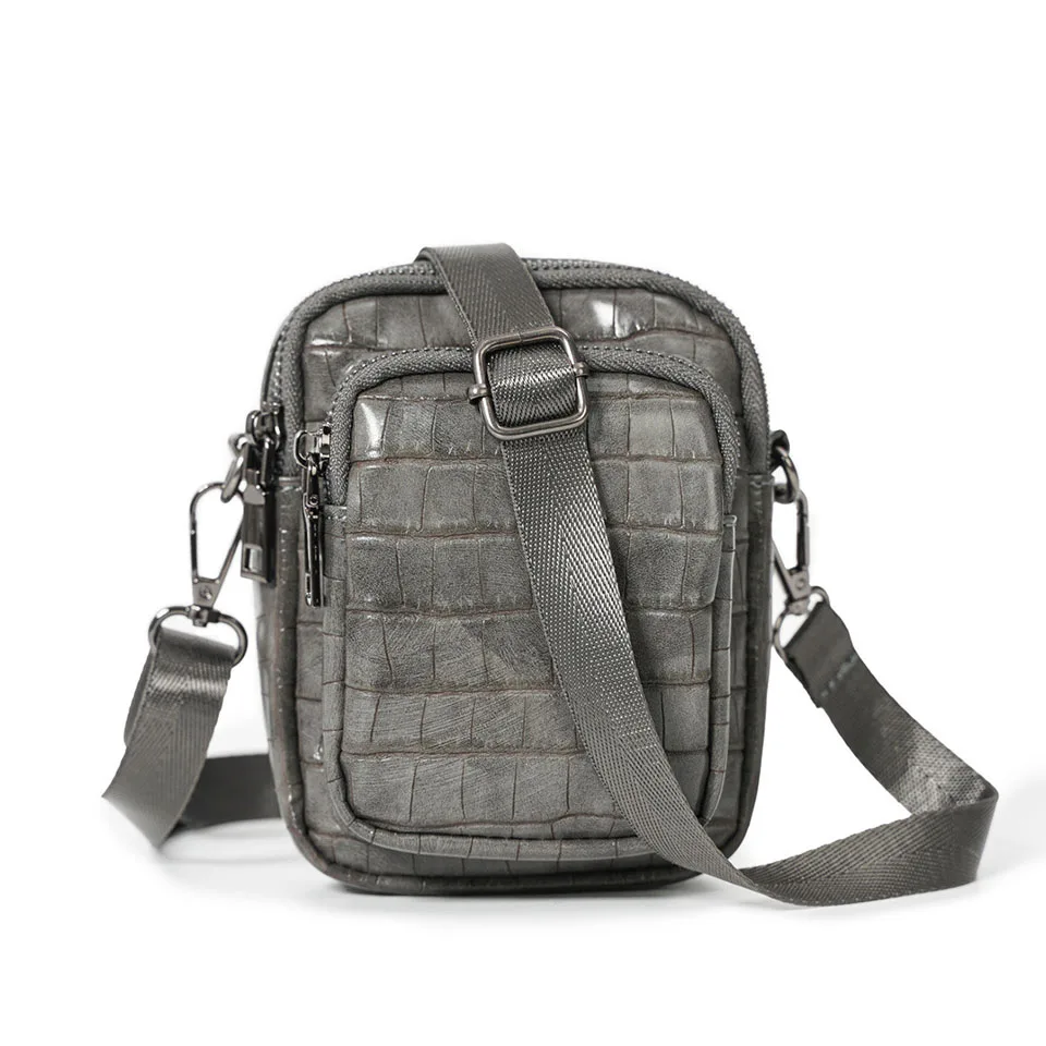 Fashion Design Shoulder Bag Small Korean Brand Crocodile Stone Pattern Quality Casual Men And Women Trend Messenger Bag Grey 143
Fashion Design Shoulder Bag Small Korean Brand Crocodile Stone Pattern Quality Casual Men And Women Trend Messenger Bag Grey 143