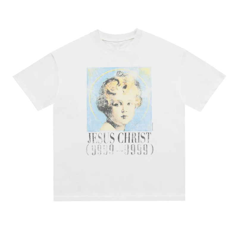 Frog drift New Fashion Brand Streetwear Saint Michael Vintage Retro Angel of St Michael Worn out Loose Oversized Tee t shirt men
Frog drift New Fashion Brand Streetwear Saint Michael Vintage Retro Angel of St Michael Worn out Loose Oversized Tee t shirt men