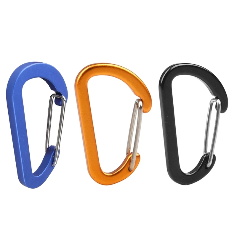 10Pcs D-Shaped Carabiner Hook Heavy Duty Aluminum-Alloy Snap Spring Carabiner Clip for Backpack Camping Hiking Fishing
10Pcs D-Shaped Carabiner Hook Heavy Duty Aluminum-Alloy Snap Spring Carabiner Clip for Backpack Camping Hiking Fishing