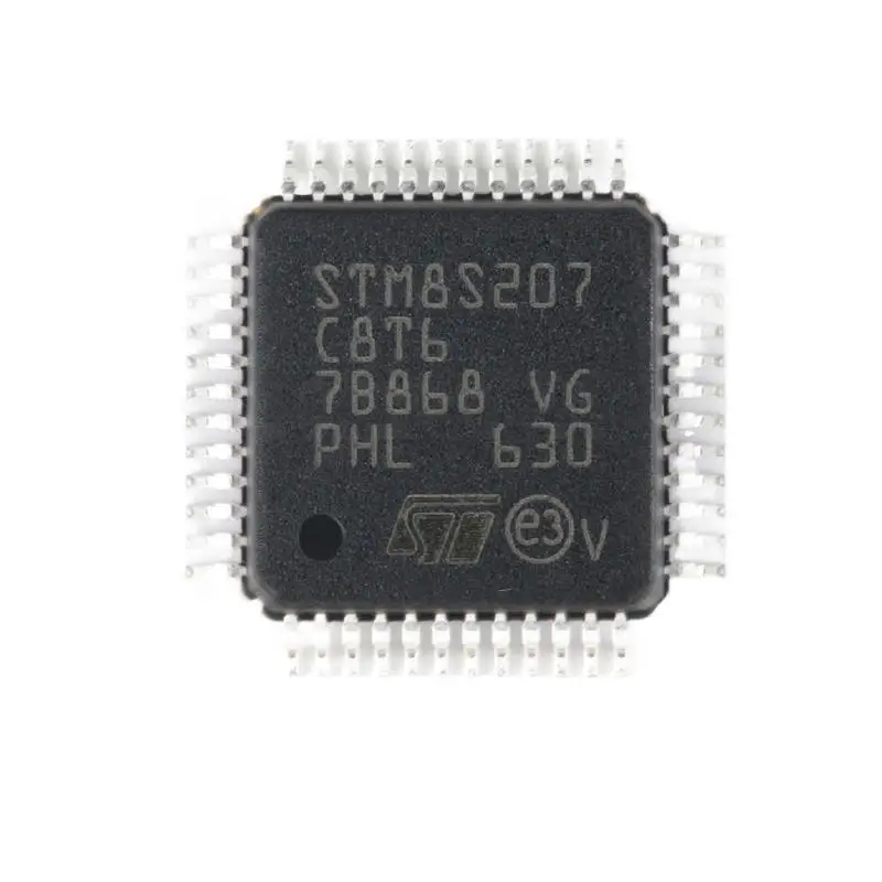 Imported from STM8S207C8T6 LQFP48 24 MHZ / 64 KB flash 8-bit microcontroller MCU
Imported from STM8S207C8T6 LQFP48 24 MHZ / 64 KB flash 8-bit microcontroller MCU