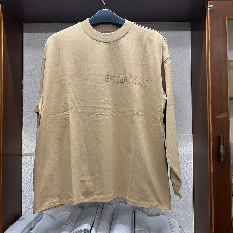 New Men's Essentials Long Sleeve T-Shirt Daily Loose Spring T Shirt Long Sleeve Cotton 3D Logo T Shirts One Day Ship Out
New Men's Essentials Long Sleeve T-Shirt Daily Loose Spring T Shirt Long Sleeve Cotton 3D Logo T Shirts One Day Ship Out