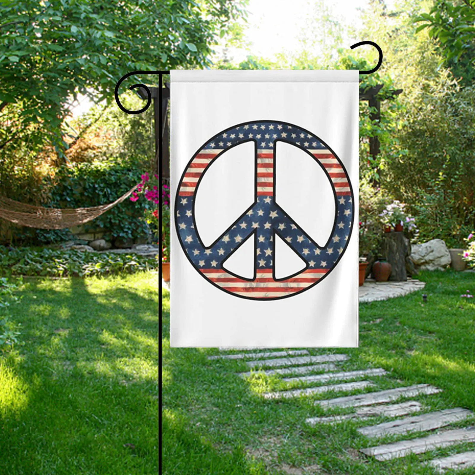 United States Garden Flag With Peace Symbol UV Protected Garden Flags For All Seasons Hanging Yard Flag For Holiday Outdoor
United States Garden Flag With Peace Symbol UV Protected Garden Flags For All Seasons Hanging Yard Flag For Holiday Outdoor