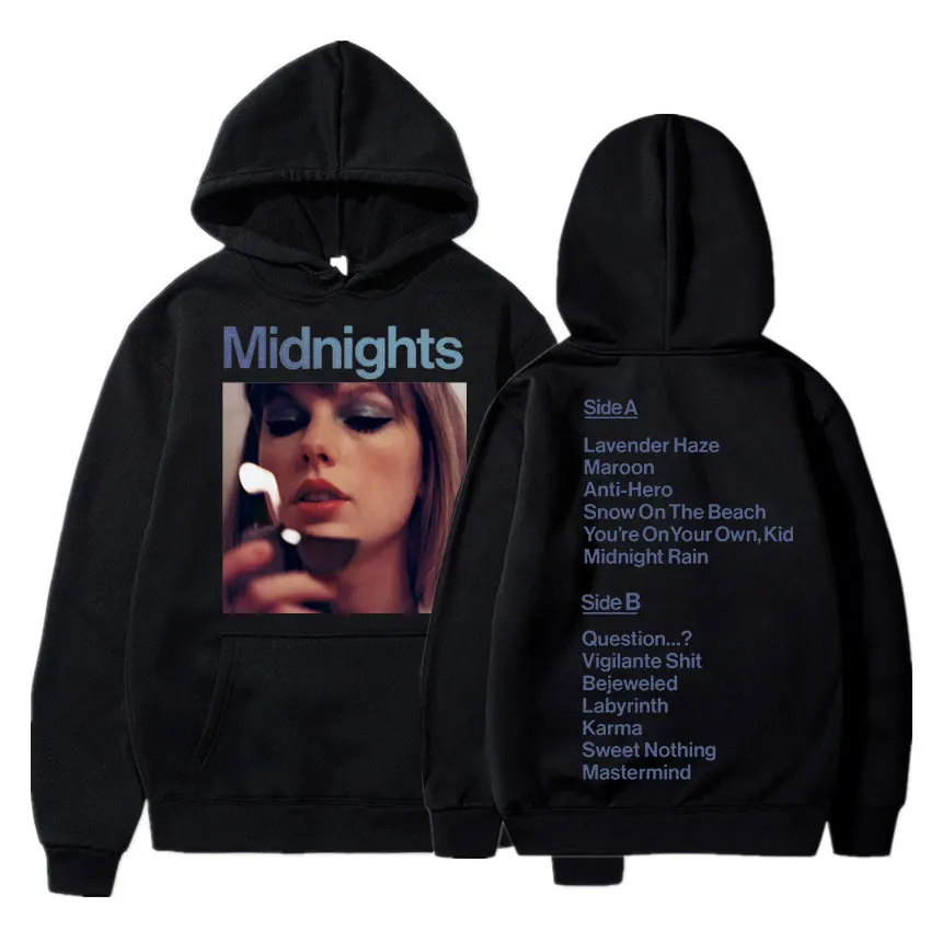 Taylor New Album Midnights Same Style Print Hoodies Aesthetic Graphic Hooded Sweatshirts Oversized Hip Hop Long Sleeve Hoodie
Taylor New Album Midnights Same Style Print Hoodies Aesthetic Graphic Hooded Sweatshirts Oversized Hip Hop Long Sleeve Hoodie