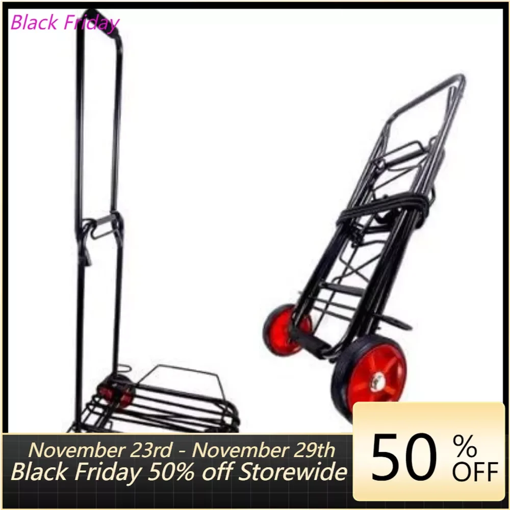 Folding Light Hand Truck 2 Wheels - Luggage Trolley Shopping Cart | Portable Fold-Up Dolly Cart - Collapsible
Folding Light Hand Truck 2 Wheels - Luggage Trolley Shopping Cart | Portable Fold-Up Dolly Cart - Collapsible