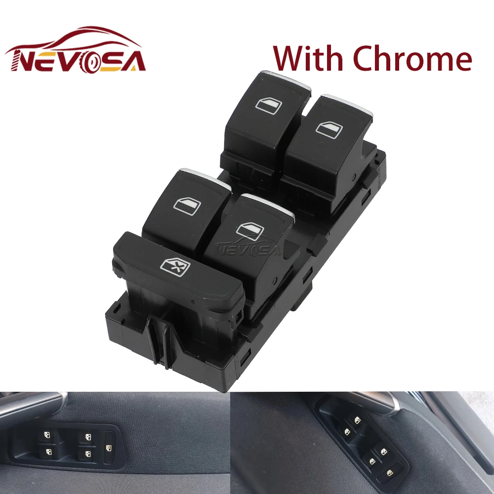 8 контактов для VW Golf MK7 Passat 2014-2018 Tiguan Skoda Superb Octavia 2013-2018 SEAT Leon 5G 0959857 B Переключатель управления стеклоподъемником 
8 контактов для VW Golf MK7 Passat 2014-2018 Tiguan Skoda Superb Octavia 2013-2018 SEAT Leon 5G 0959857 B Переключатель управления стеклоподъемником