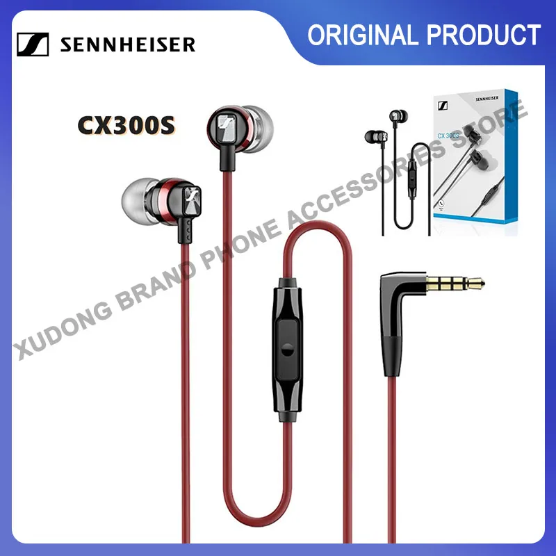 Original Sennheiser CX300S 3.5mm Wired Earphones Pure Bass In-Ear Stereo Headsets Sport Earbuds Noise Reduction Headphones
Original Sennheiser CX300S 3.5mm Wired Earphones Pure Bass In-Ear Stereo Headsets Sport Earbuds Noise Reduction Headphones