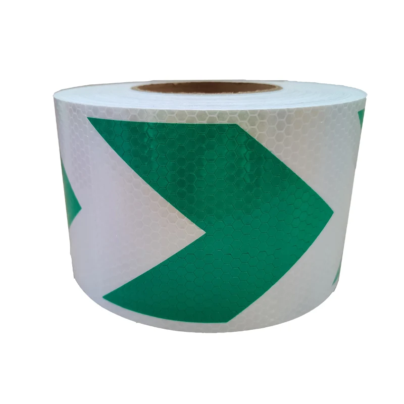 10cm Width Safety Warning Tape Self Adhesive Printing White Green Arrow Reflective Tape Truck Accessories With 50m Length
10cm Width Safety Warning Tape Self Adhesive Printing White Green Arrow Reflective Tape Truck Accessories With 50m Length