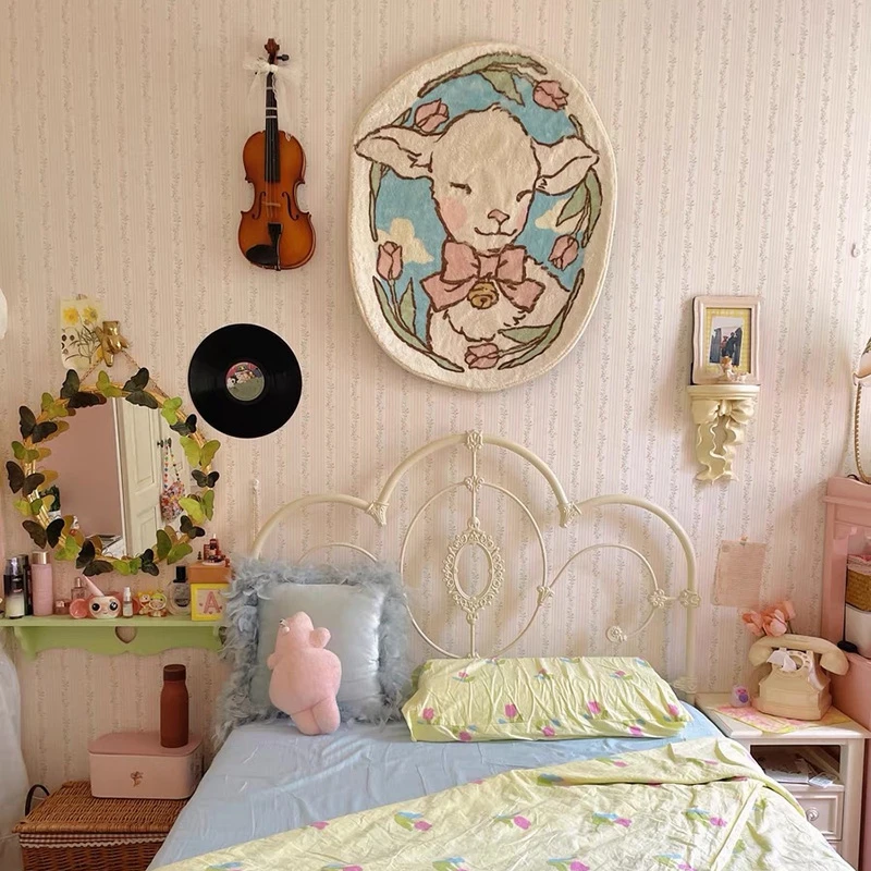 Cartoon Kawaii Tapestry Wall Hanging Plush Shaggy Fluffy Rug Background Art Wall Decor Mural Bedroom Living Room Hippie Decor
Cartoon Kawaii Tapestry Wall Hanging Plush Shaggy Fluffy Rug Background Art Wall Decor Mural Bedroom Living Room Hippie Decor