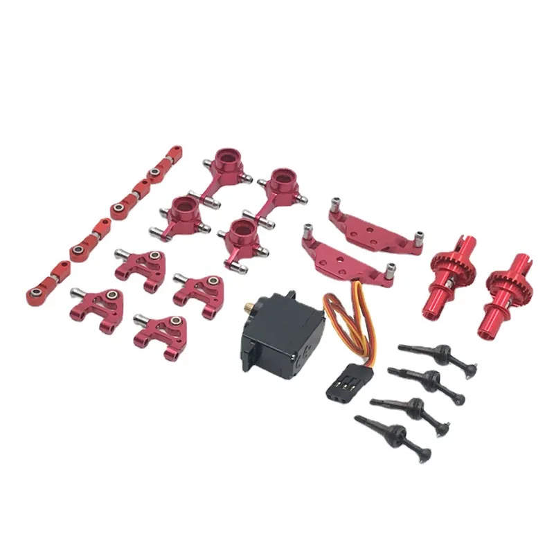 

WLtoys 1:28K969 K979 K989 K999 P929 all metal upgrade parts, model accessories, steering gear, differential and other 10 sets