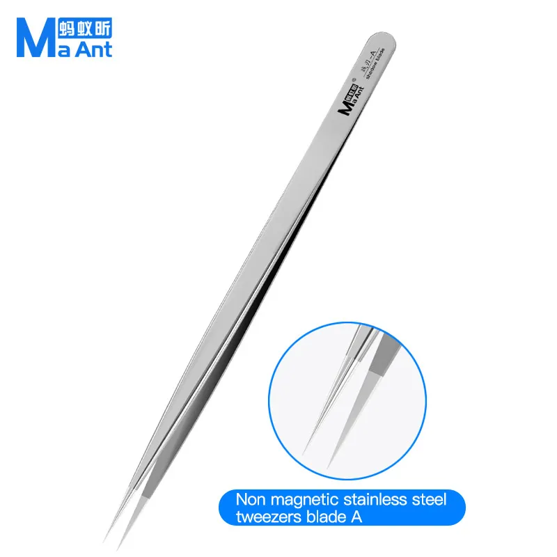 MaAnt Stainless Steel Precision Tweezers Fingerprint Flying Wire Industrial Tweezers Phone Motherboard Chip Repair Hand Tools
MaAnt Stainless Steel Precision Tweezers Fingerprint Flying Wire Industrial Tweezers Phone Motherboard Chip Repair Hand Tools