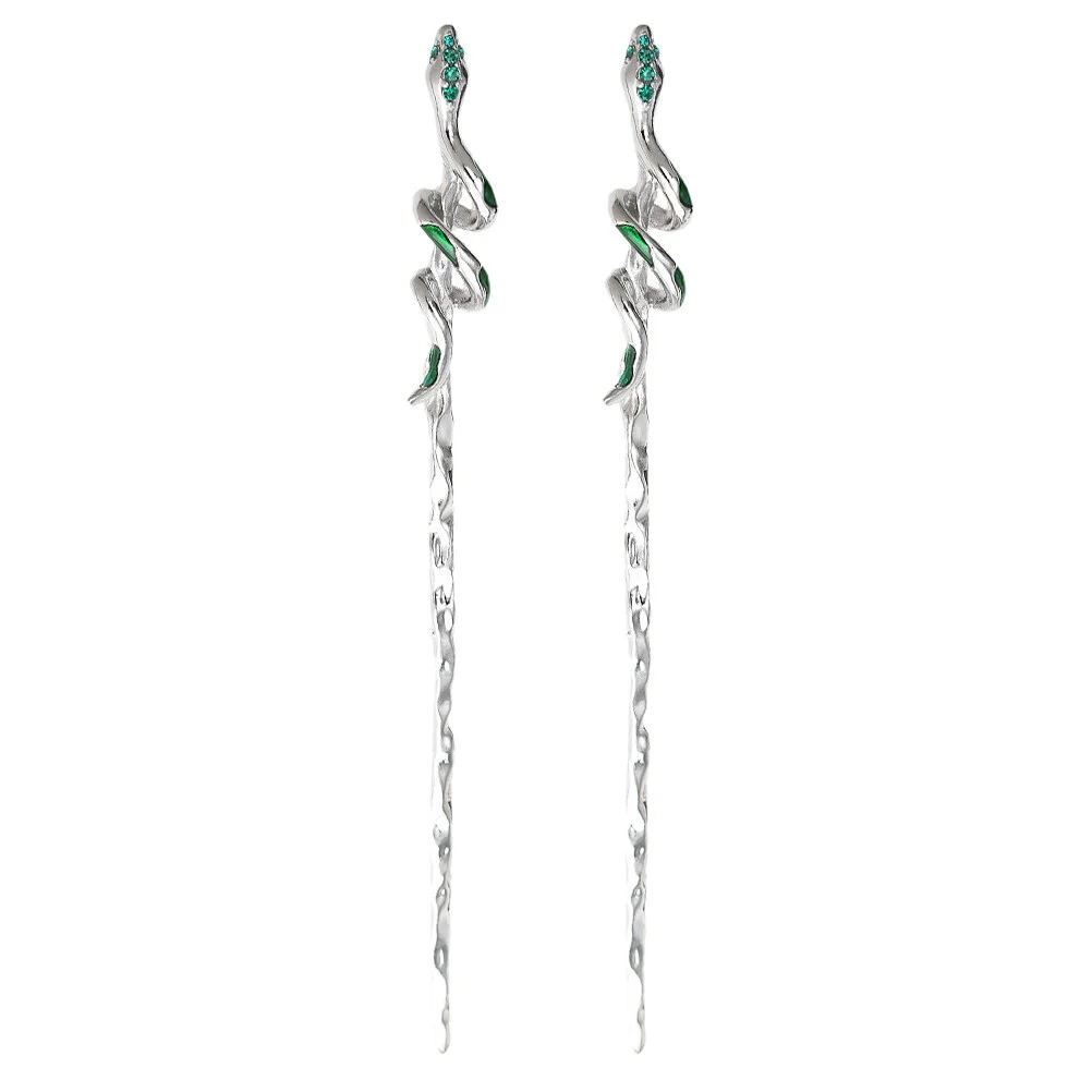 2pcs Ancient Style Hair Sticks Snake Hairpins Exquisite Headdress Hair Sticks For Long Hair
2pcs Ancient Style Hair Sticks Snake Hairpins Exquisite Headdress Hair Sticks For Long Hair
