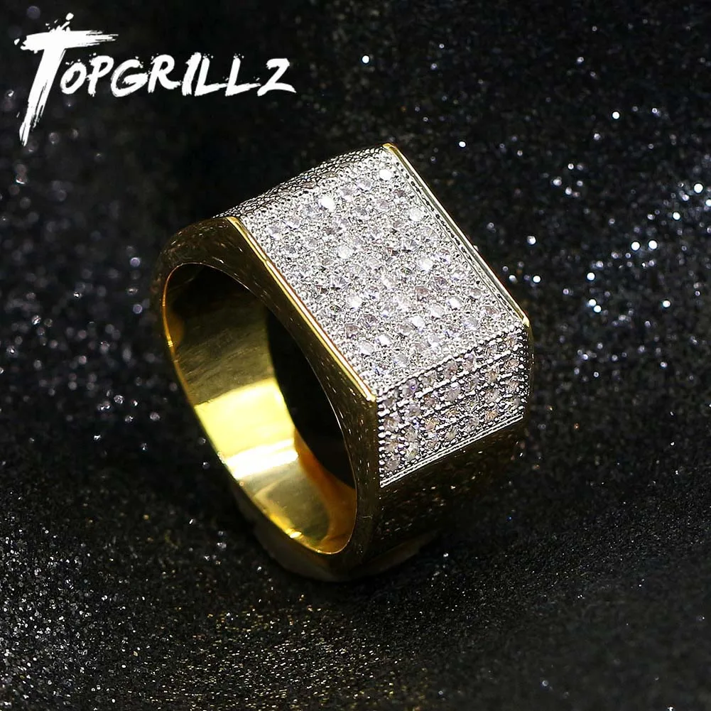 TOPGRILLZ хип-хоп шикарные кольца все Iced Out Настоящее микро проложить CZ AAA крутые Мужские Женские Пары золотого и серебряного цвета кольцо в стил...
TOPGRILLZ хип-хоп шикарные кольца все Iced Out Настоящее микро проложить CZ AAA крутые Мужские Женские Пары золотого и серебряного цвета кольцо в стил...