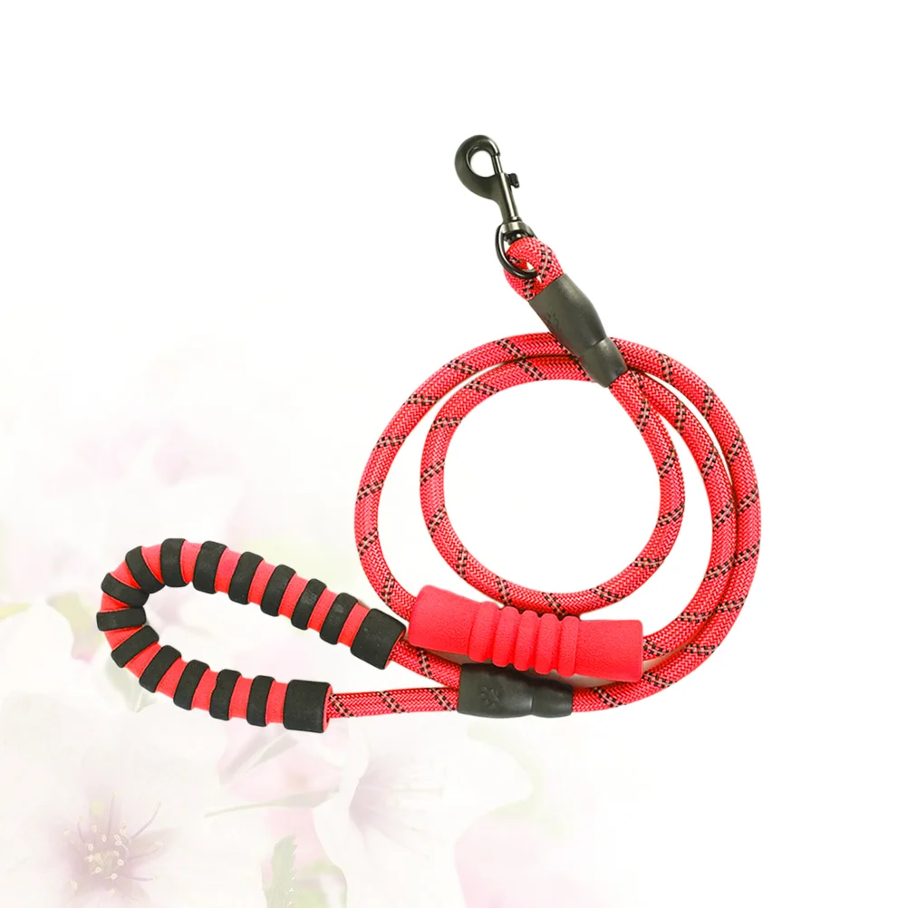 Dog Reflective Nylon Strap Creative Double Handle Round Rope Practical Pet Pulling Rope (Red)
Dog Reflective Nylon Strap Creative Double Handle Round Rope Practical Pet Pulling Rope (Red)