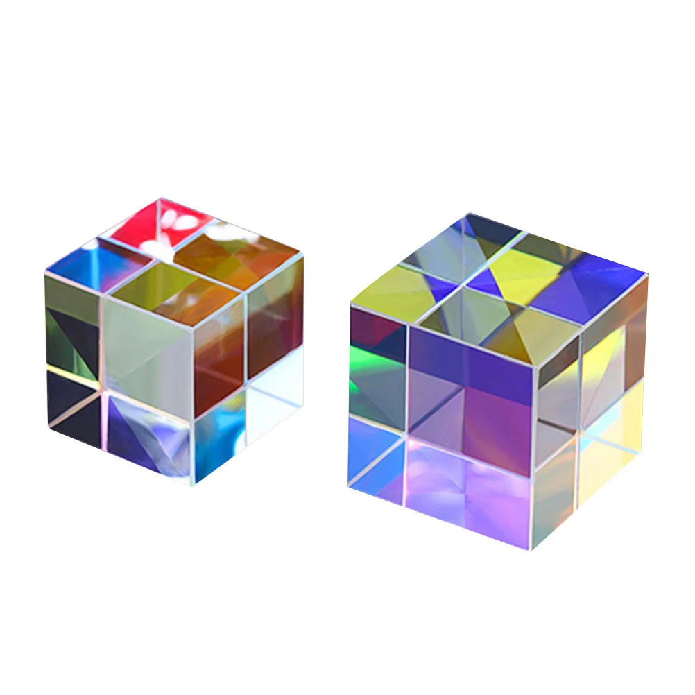2 Pcs Prism Teaching Optical Demonstration Prop Physics Prisms Colorful Mirror Decor Physical Experiment Cube Decorate Design
2 Pcs Prism Teaching Optical Demonstration Prop Physics Prisms Colorful Mirror Decor Physical Experiment Cube Decorate Design