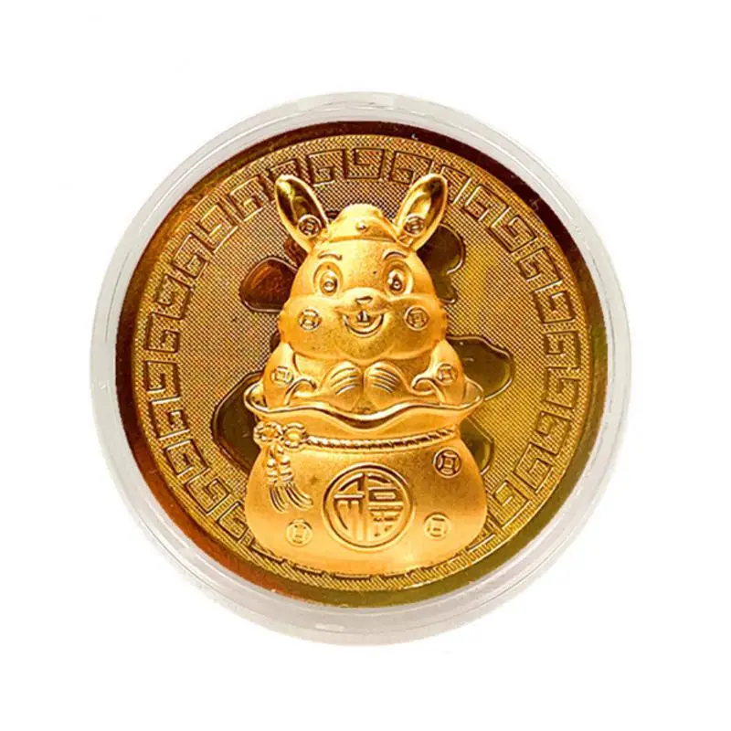 Commemorative Coins 2023 Ornament Decorative Rabbit Coins New Year Commemorative Coin Gift Gold Sliver Collection Decor Coin
Commemorative Coins 2023 Ornament Decorative Rabbit Coins New Year Commemorative Coin Gift Gold Sliver Collection Decor Coin