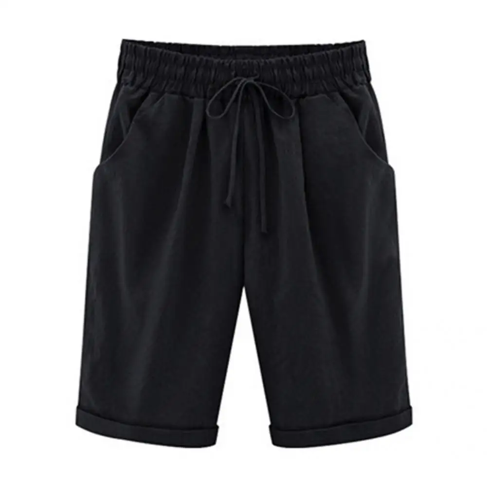 Trendy Short Trousers Knee Length Casual Solid Color Drawstring Shorts Loose Shorts Women Shorts
Trendy Short Trousers Knee Length Casual Solid Color Drawstring Shorts Loose Shorts Women Shorts