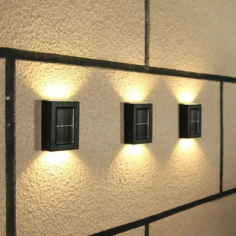 2 Pack Solar Fence Light Solar Deck Light Up Down Solar Step Light Solar Wall Light Outdoor Waterproof For Garden Backyard Patio
2 Pack Solar Fence Light Solar Deck Light Up Down Solar Step Light Solar Wall Light Outdoor Waterproof For Garden Backyard Patio
