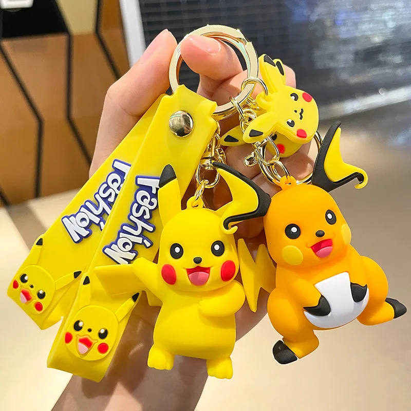 Pokemon Keychain Raichu Pikachu Action Figure Pokémon Keyring Cute Anime Cartoon Decorations Model Toys Doll Girl Gift
Pokemon Keychain Raichu Pikachu Action Figure Pokémon Keyring Cute Anime Cartoon Decorations Model Toys Doll Girl Gift