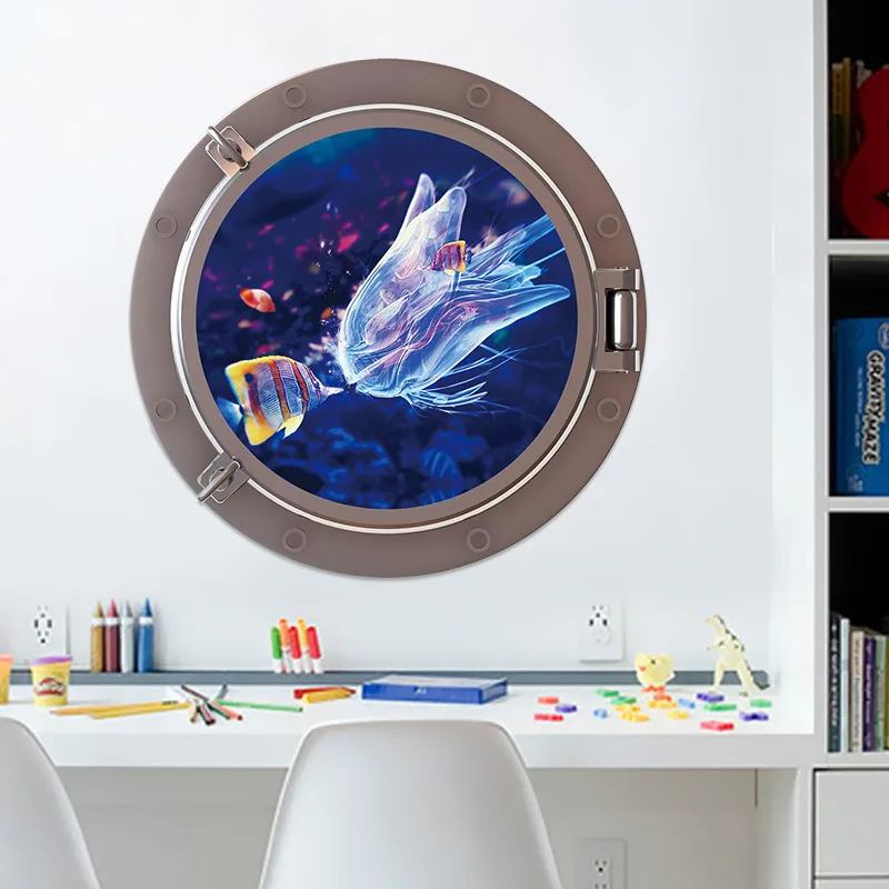 Sea Life Shark Fish Home Decor Cartoon Animal Decal 3D PVC Mural Art Kids Room Bathroom Living Room Submarine Home Wall Sticker
Sea Life Shark Fish Home Decor Cartoon Animal Decal 3D PVC Mural Art Kids Room Bathroom Living Room Submarine Home Wall Sticker