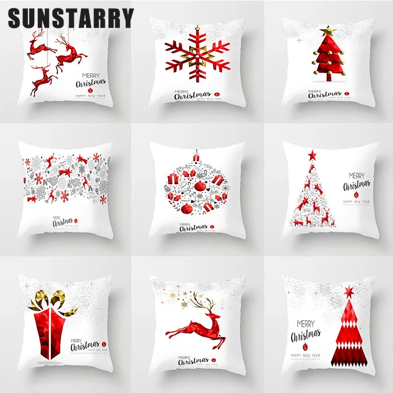 Merry Christmas Decorative Pillow Case Christmas Cartoon Santa Claus Elk Throw Pillow Case Cushion Cover Pillowcase 45x45cm 
Merry Christmas Decorative Pillow Case Christmas Cartoon Santa Claus Elk Throw Pillow Case Cushion Cover Pillowcase 45x45cm