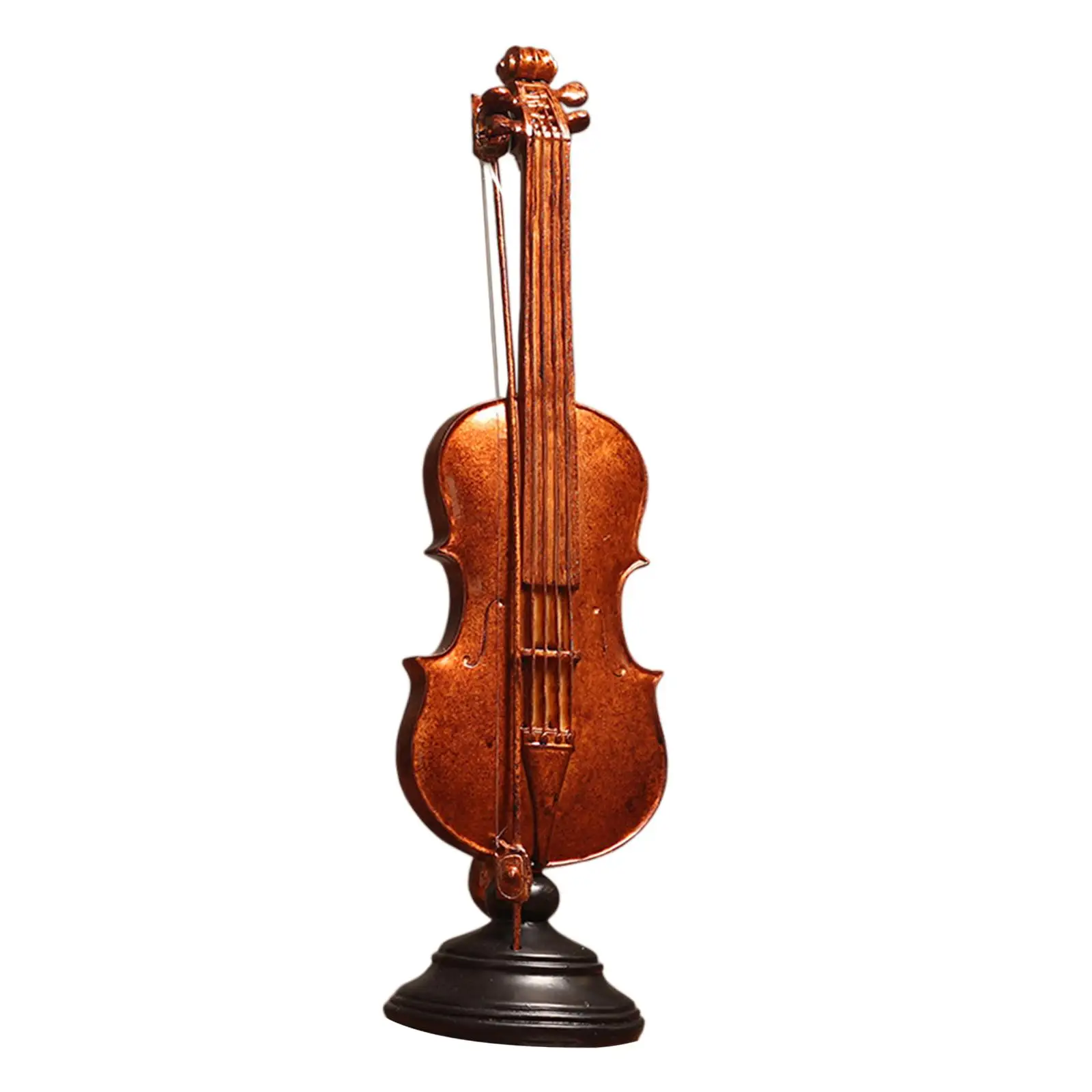 

Creative Instrument Model with Base Showpiece Statue Craft Gift