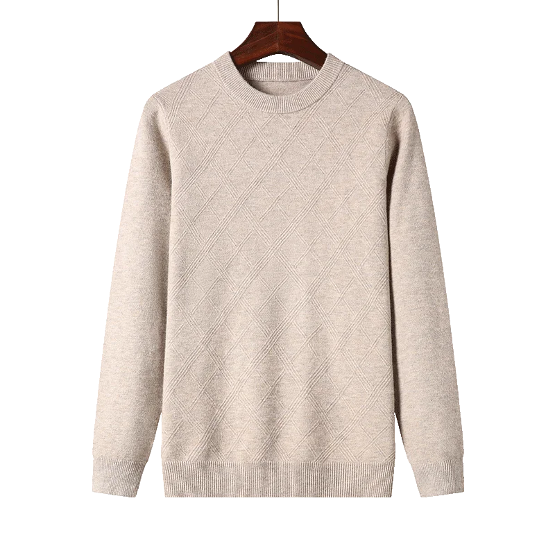 LICHENGRUI Autumn Winter New Men's Thick Warm Round Neck Sweater Business Casual Diamond Pattern Knitted Sweater Male Brand
LICHENGRUI Autumn Winter New Men's Thick Warm Round Neck Sweater Business Casual Diamond Pattern Knitted Sweater Male Brand