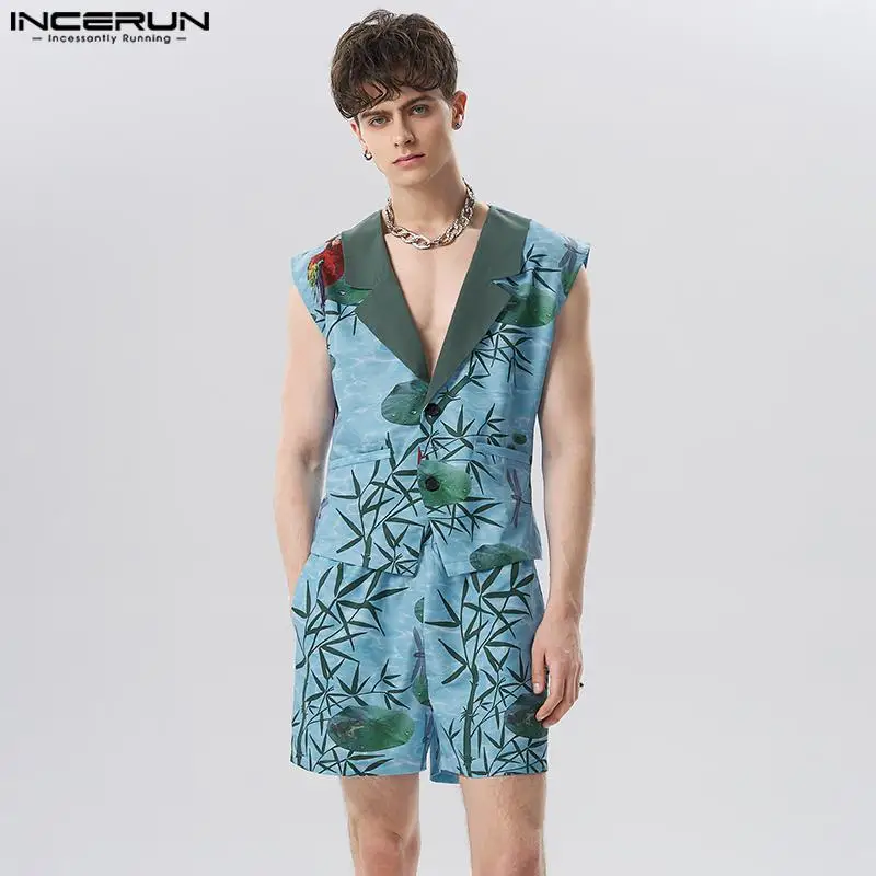 Handsome Well Fitting Sets INCERUN New Men's Otus Ieaf Dragonfly Print Pattern Vests Shorts Casual Stylish Two-piece Sets S-5XL
Handsome Well Fitting Sets INCERUN New Men's Otus Ieaf Dragonfly Print Pattern Vests Shorts Casual Stylish Two-piece Sets S-5XL