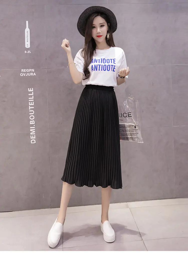 2022 spring new Korean Fashion Summer Skirt Female Chiffon High Waist Pleated Skirts Female Harajuku Faldas Mujer
2022 spring new Korean Fashion Summer Skirt Female Chiffon High Waist Pleated Skirts Female Harajuku Faldas Mujer