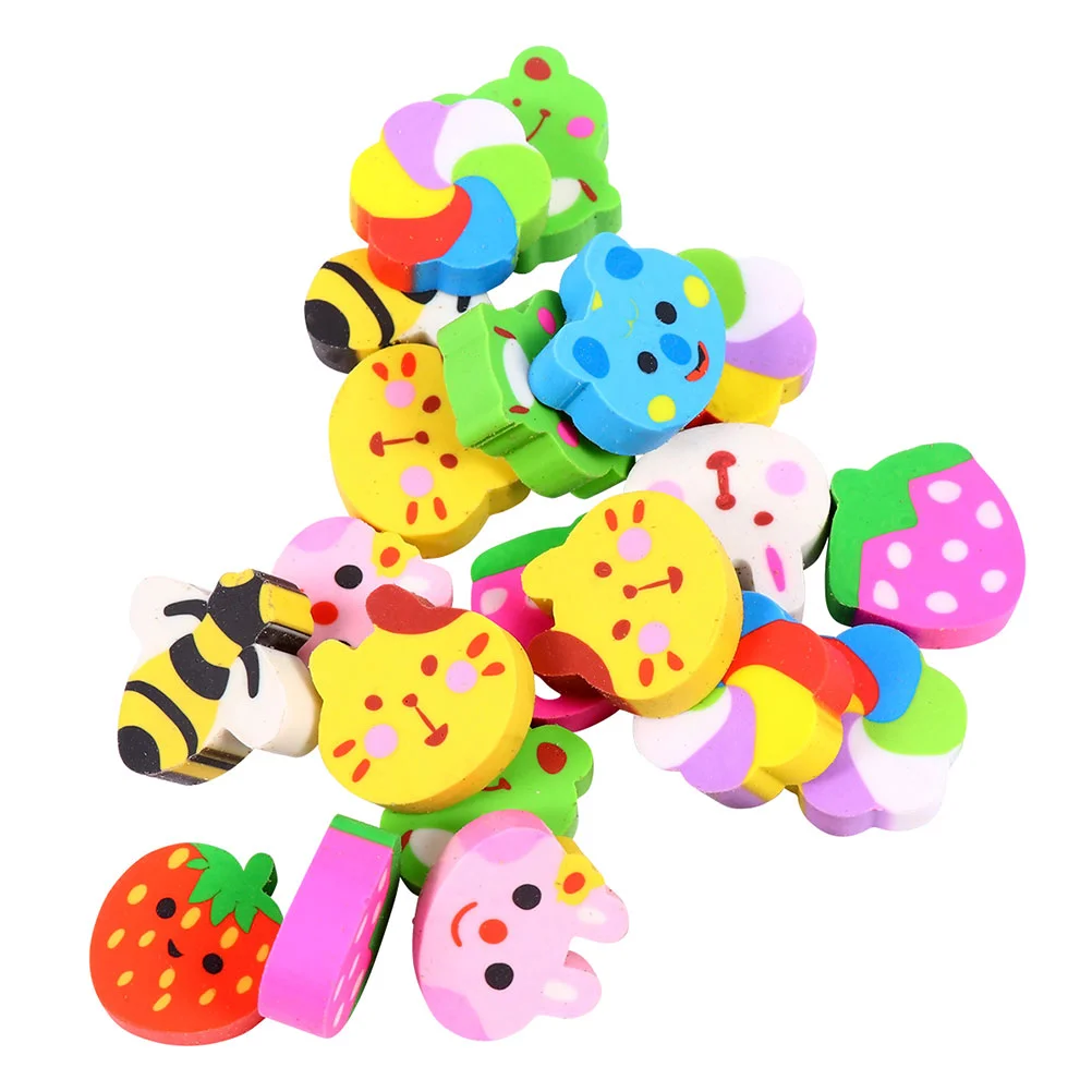 

Eraser Decorative Toy Kids Plaything Bulk Cartoon Rubbers Adorable Erasers Pupil Student Toys Kawaii