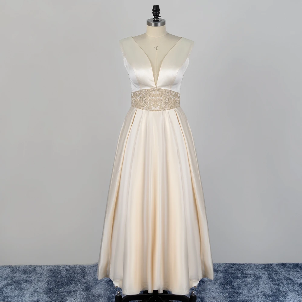 Champagne V Neck A Line Bridal Gowns Sleeveless Cap Sleeve Robe De Mariée 2022 New Summer Wedding Dresses Floor Length Gowns
Champagne V Neck A Line Bridal Gowns Sleeveless Cap Sleeve Robe De Mariée 2022 New Summer Wedding Dresses Floor Length Gowns