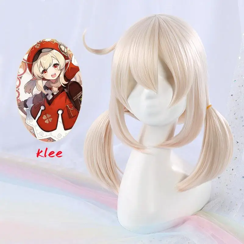 Game Klee Cosplay Wig Genshin Impact Cosplay Heat Resistant Synthetic Simulation Scalp Hair Halloween Costume Wigs + Wig Cap
Game Klee Cosplay Wig Genshin Impact Cosplay Heat Resistant Synthetic Simulation Scalp Hair Halloween Costume Wigs + Wig Cap