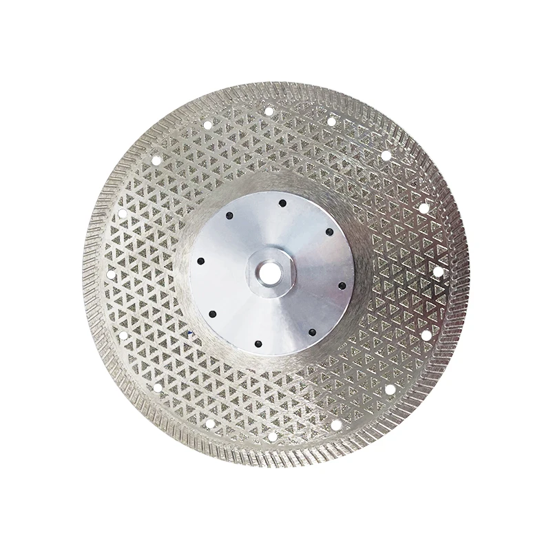 DEYI 230mm/9Inch Star shape electroplated diamond saw blade for marble cutting and beveling
DEYI 230mm/9Inch Star shape electroplated diamond saw blade for marble cutting and beveling