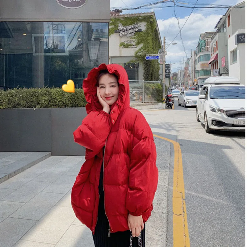 Oversize Fashion Short Winter Jacke Coat Womens Casual Warm Solid Hooded Down Parka Student Bread Overcoat 2022 New
Oversize Fashion Short Winter Jacke Coat Womens Casual Warm Solid Hooded Down Parka Student Bread Overcoat 2022 New