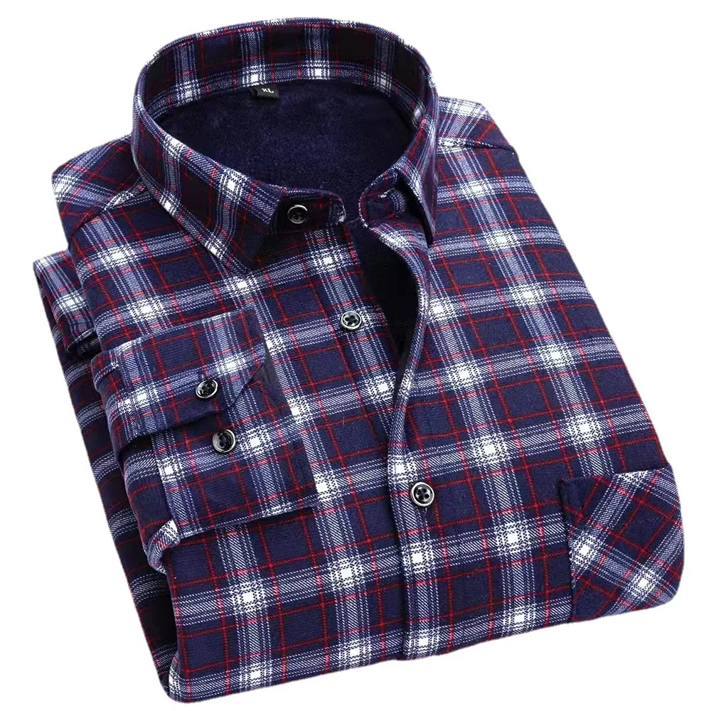 Double-sided velvet warm plaid shirt plus velvet thickening comfortable breathable casual composite shirt autumn men's tooling
Double-sided velvet warm plaid shirt plus velvet thickening comfortable breathable casual composite shirt autumn men's tooling