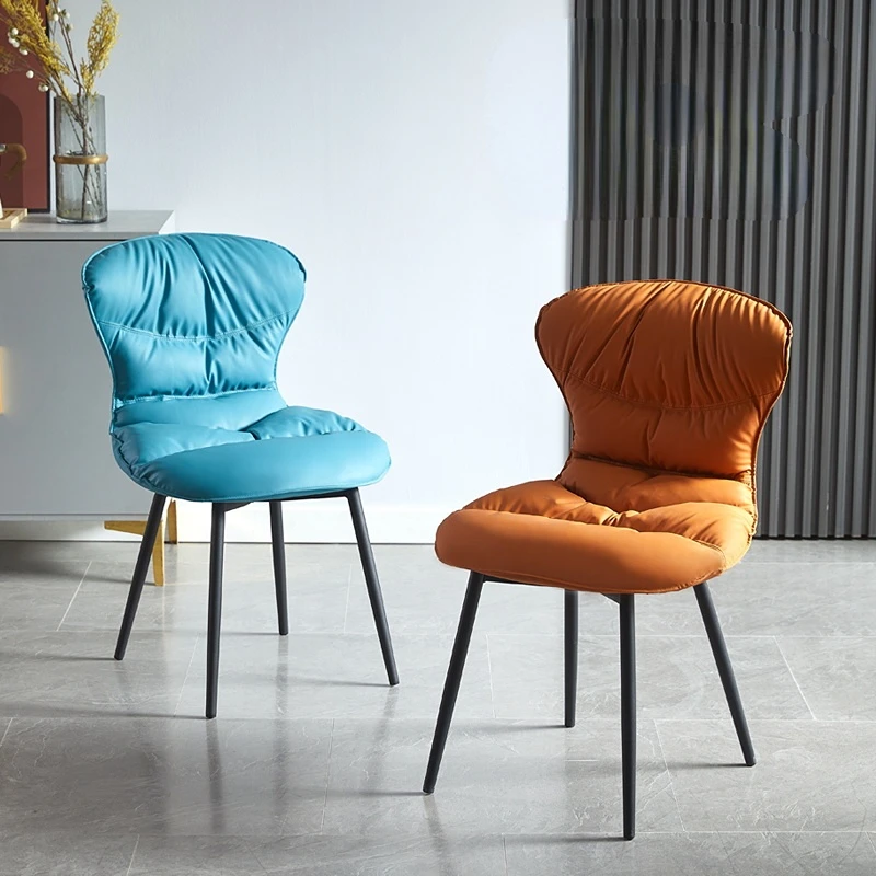 Nordic Bedroom Green Chairs Dining Modern Metal Backrest Balcony Makeup Dining Chair Soft Comfortable Leisure Cadeiras Furniture
Nordic Bedroom Green Chairs Dining Modern Metal Backrest Balcony Makeup Dining Chair Soft Comfortable Leisure Cadeiras Furniture